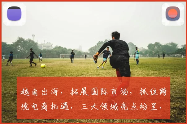 越南出海，拓展国际市场，抓住跨境电商机遇，三大领域亮点纷呈，不容错过